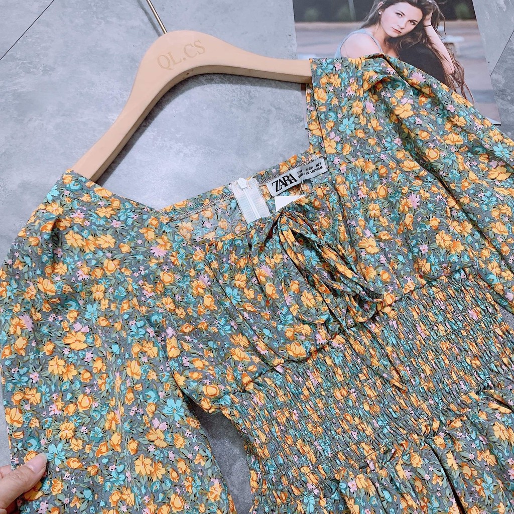 Đầm xòe nữ đẹp, đầm hoa nhí kiểu dáng thời trang, hàng thiết kế có size, chất đẹp, may kỹ | BigBuy360 - bigbuy360.vn