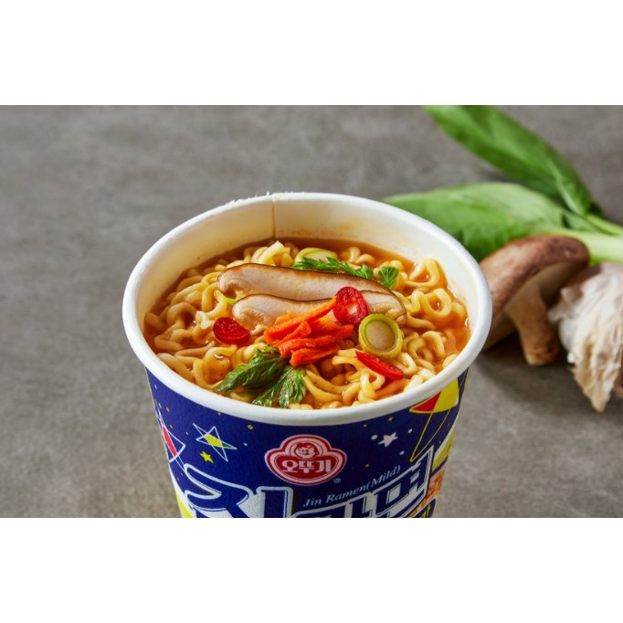 [OTTOGI] MỲ JIN CỐC KHÔNG CAY 65G - [오뚜기 ] 진라면 소컵-순한맛 65G