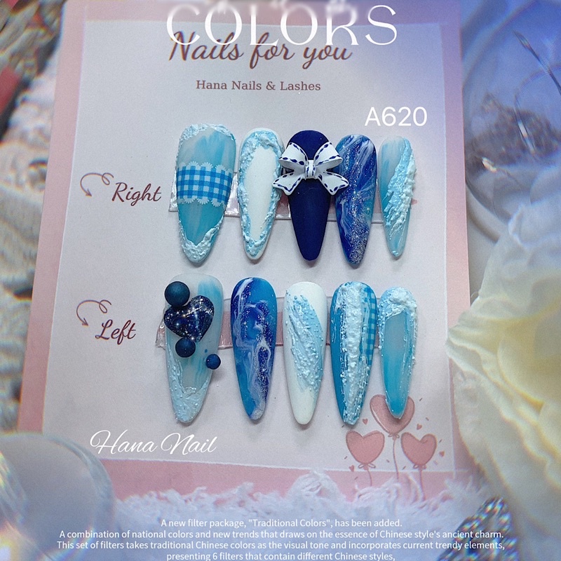 Nail box móng giả thiết kế mã A620