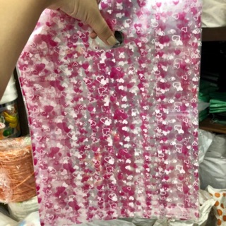 01 KG Túi Túi Xoài PP in hình, hàng loại trong suốt in hình nổi bật dùng cho các shop mỹ phẩm, phụ kiện
