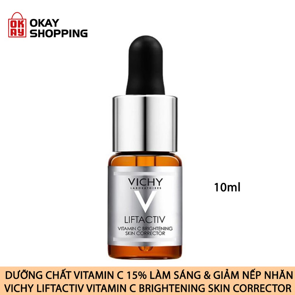 Dưỡng chât vitamin c 15% dưỡng da, làm sáng & giảm nếp nhăn Vichy liftactiv 10ml