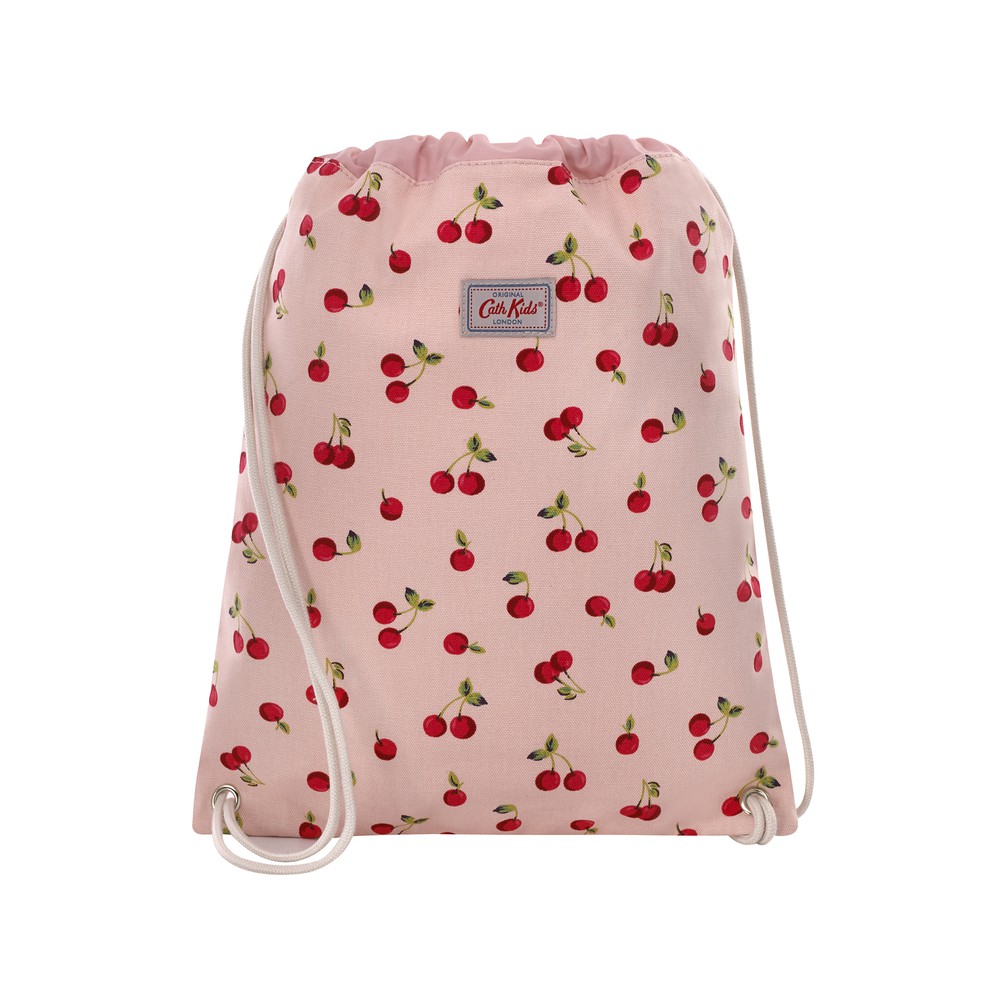 Cath Kidston - Balo dây rút trẻ em Kids Drawstring Bag Cherries - 1001730 - Blush