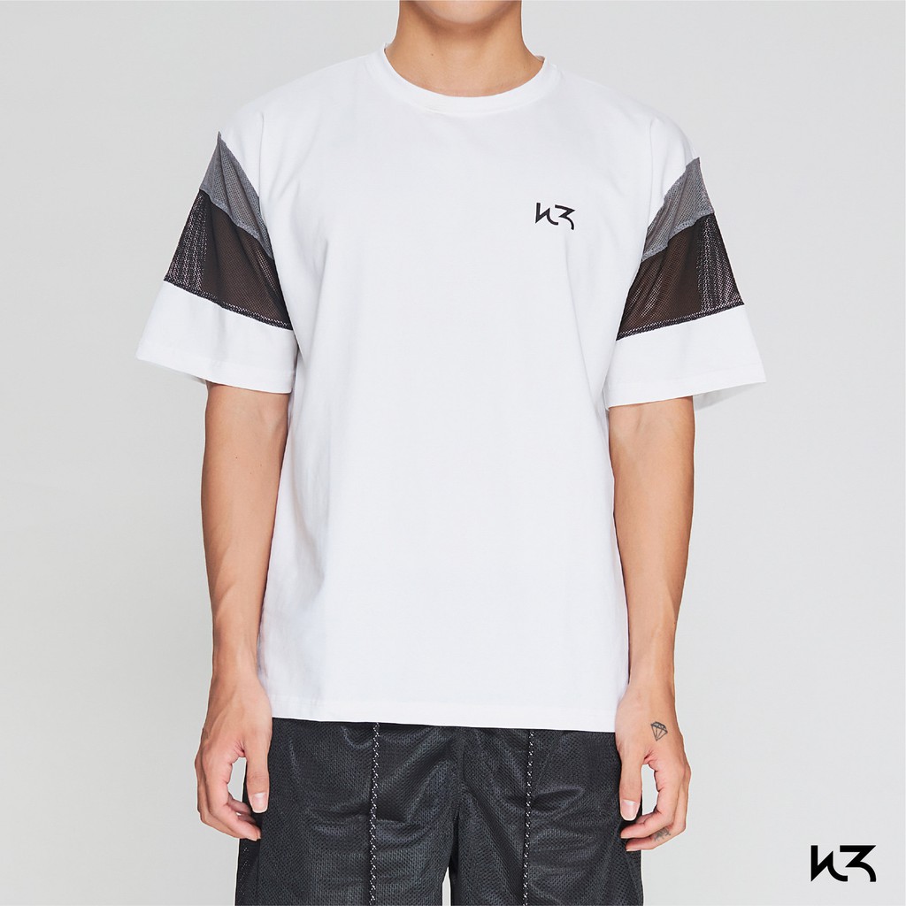 Áo Thun Nam Chạy Bộ Tập Gym Đi Chơi Whistl3 21 Mesh Sleeves T-shirt Chất Liệu 100% Pha Lưới Form Rộng Thoáng Mát