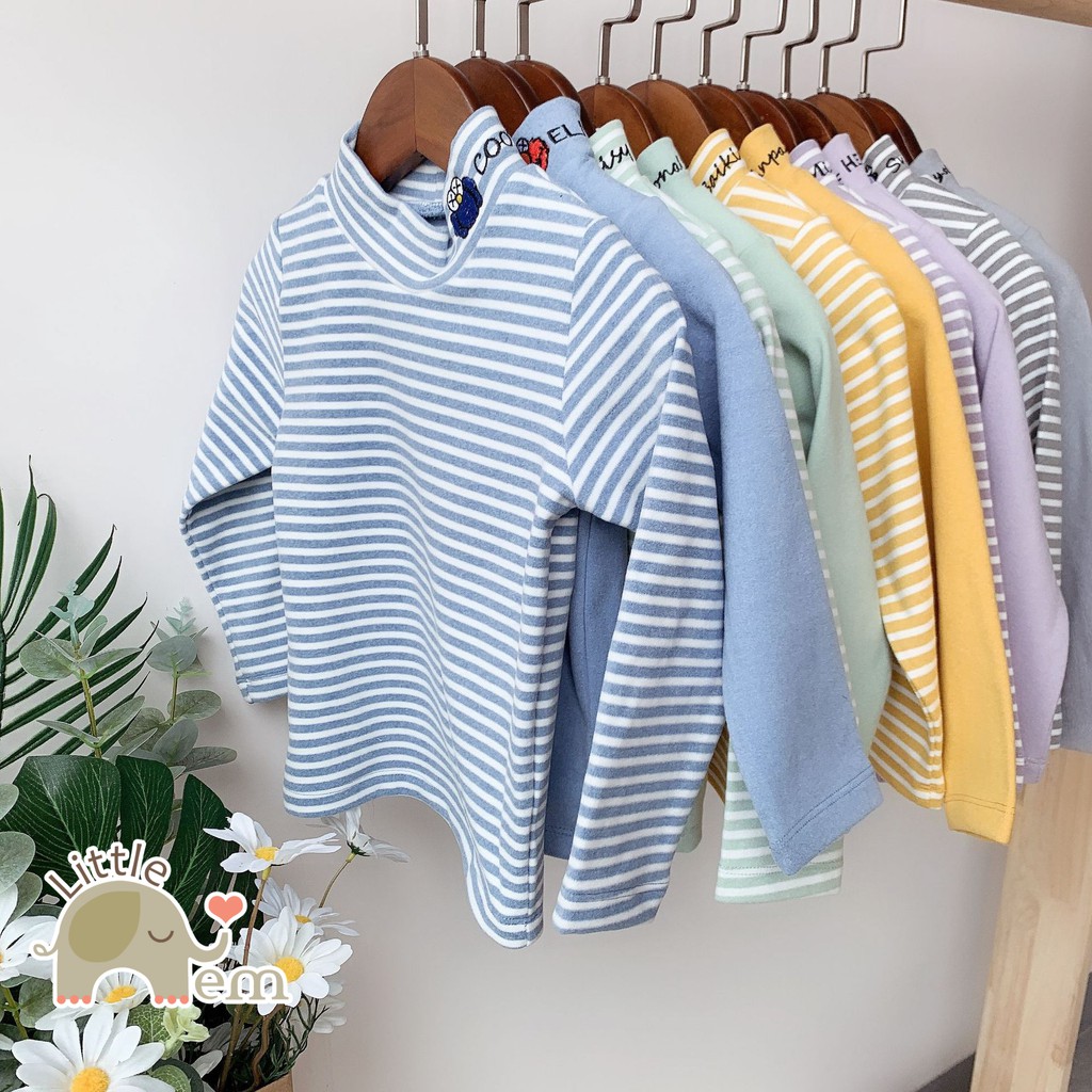 Áo giữ nhiệt bé trai/ bé gái Cotton xuất Nhật dài tay