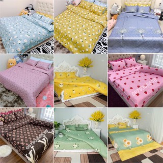 Trọn bộ ga phủ trần bông 5 món cotton poly siêu hót