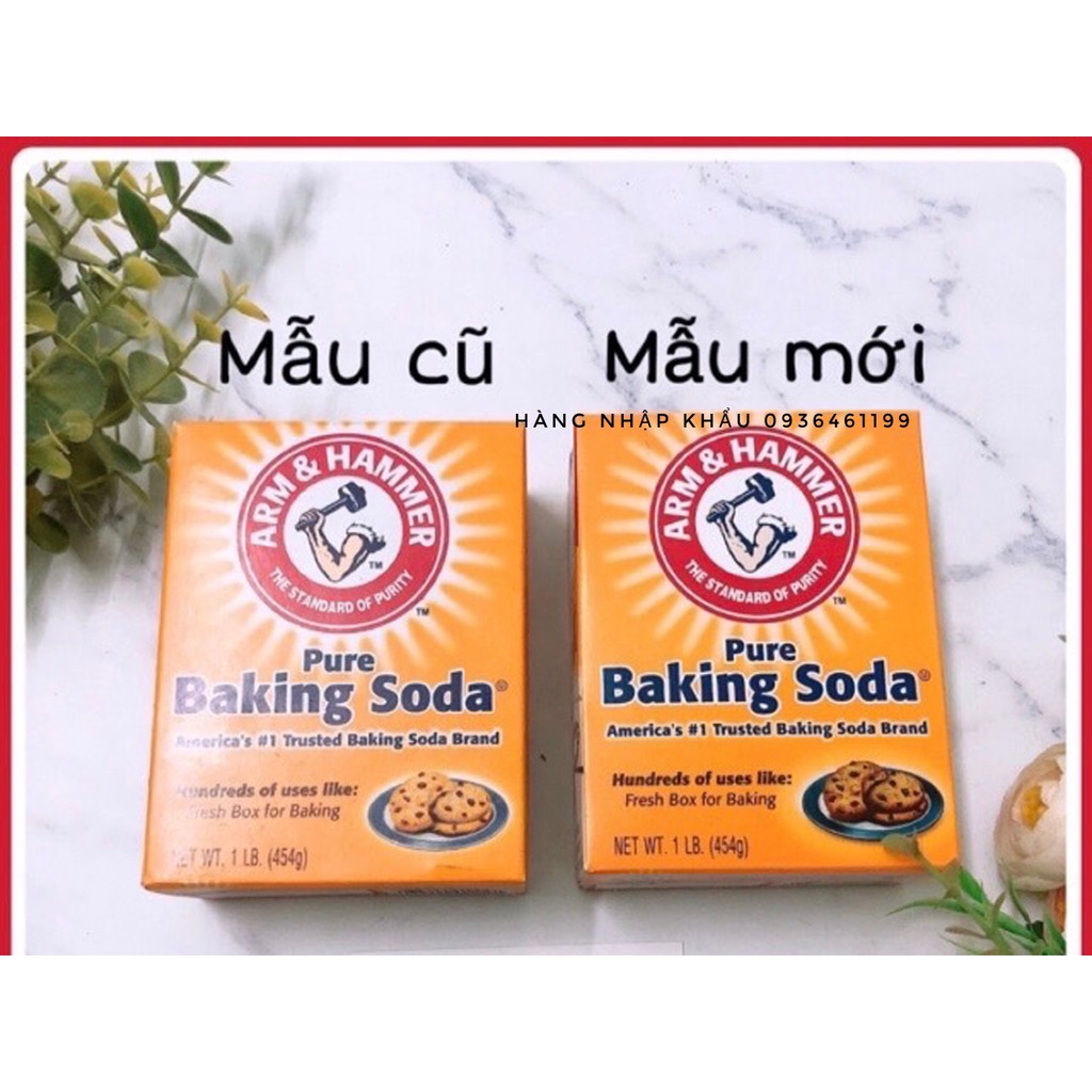 (Mẫu Mới) Muối Baking soda 454 gram Mỹ