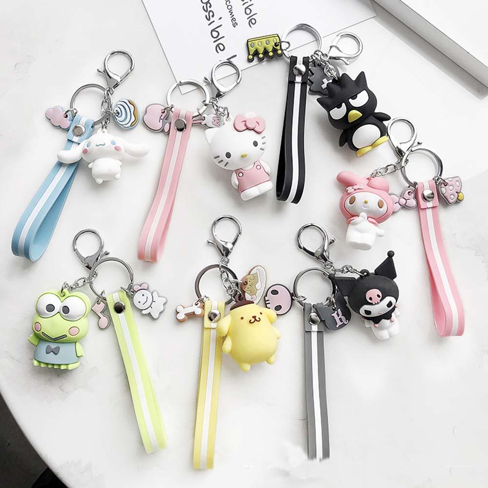 Móc Khóa Hình Chim Cánh Cụt Kuromi My Melody Cinnamoroll Dễ Thương