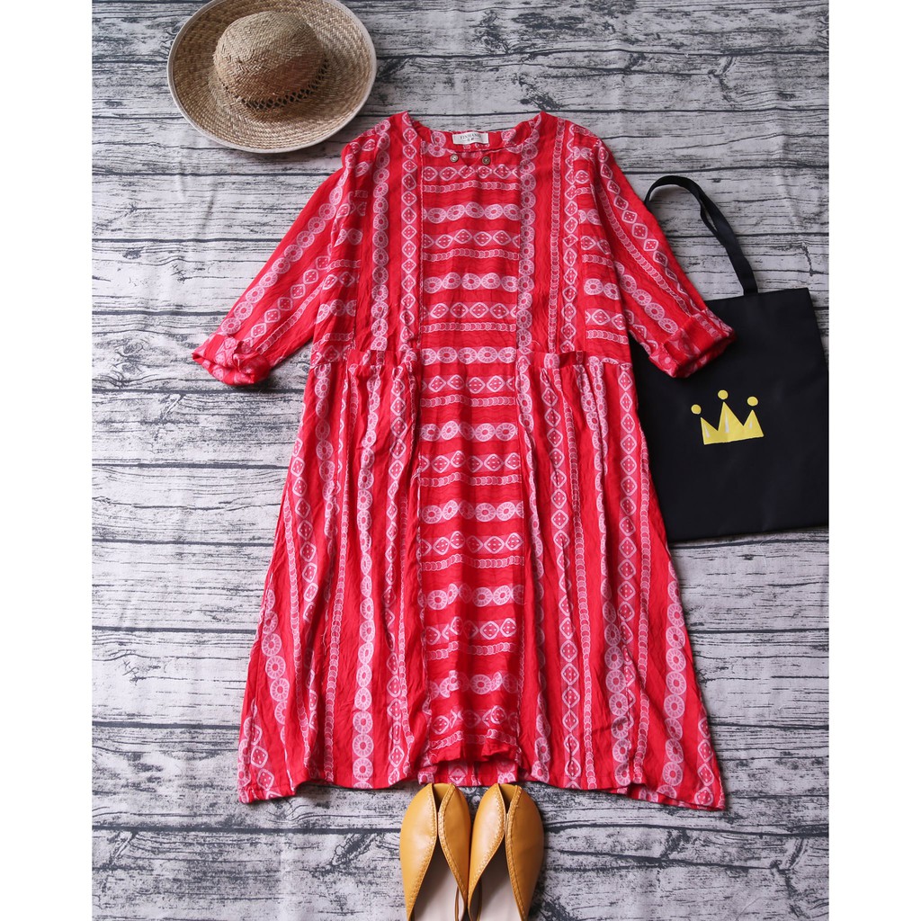 VÁY MORI CÓ TÚI DÁNG SUÔNG RỘNG