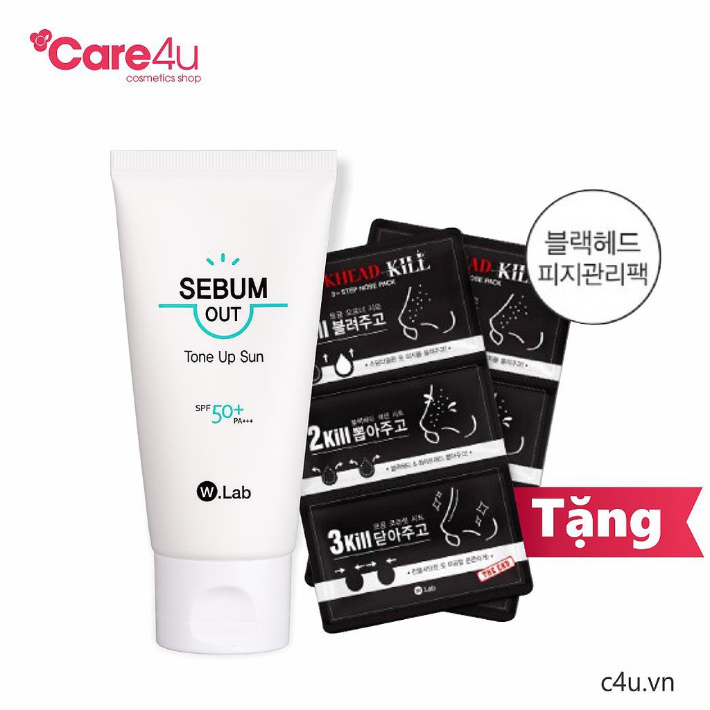 Kem chống nắng trắng da kiềm dầu Sebum Out W.Lab