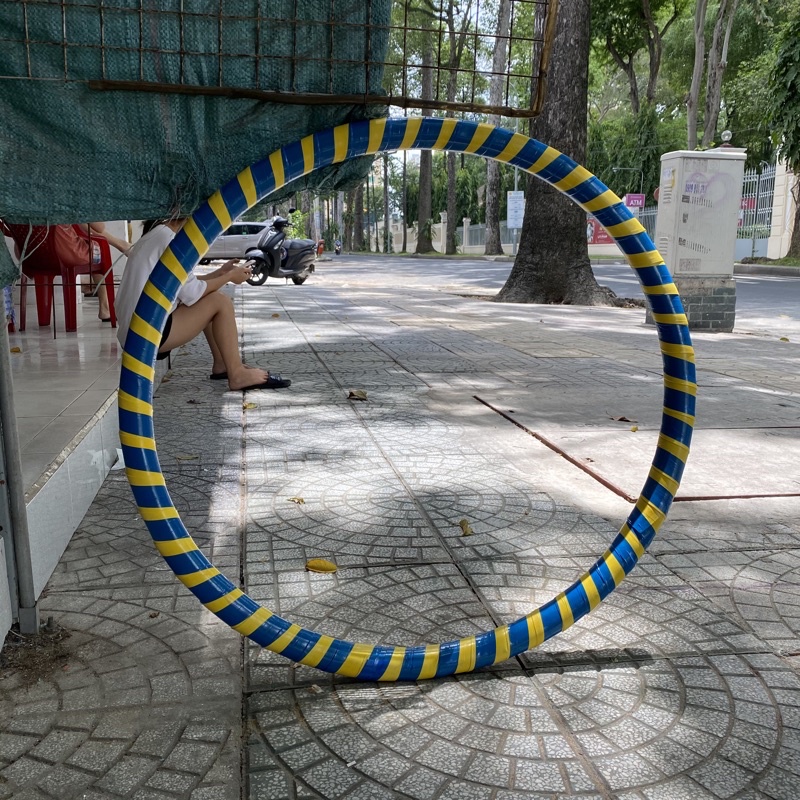 Vòng lắc eo giảm cân loại 1.5kg, đường kính 80cm giúp giảm mỡ bụng cực nhanh - LOI59 SPORTS