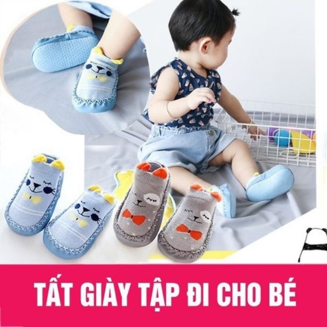 (Freeship) Giày, vớ tập đi chống trượt cho bé bé trai và bé gái