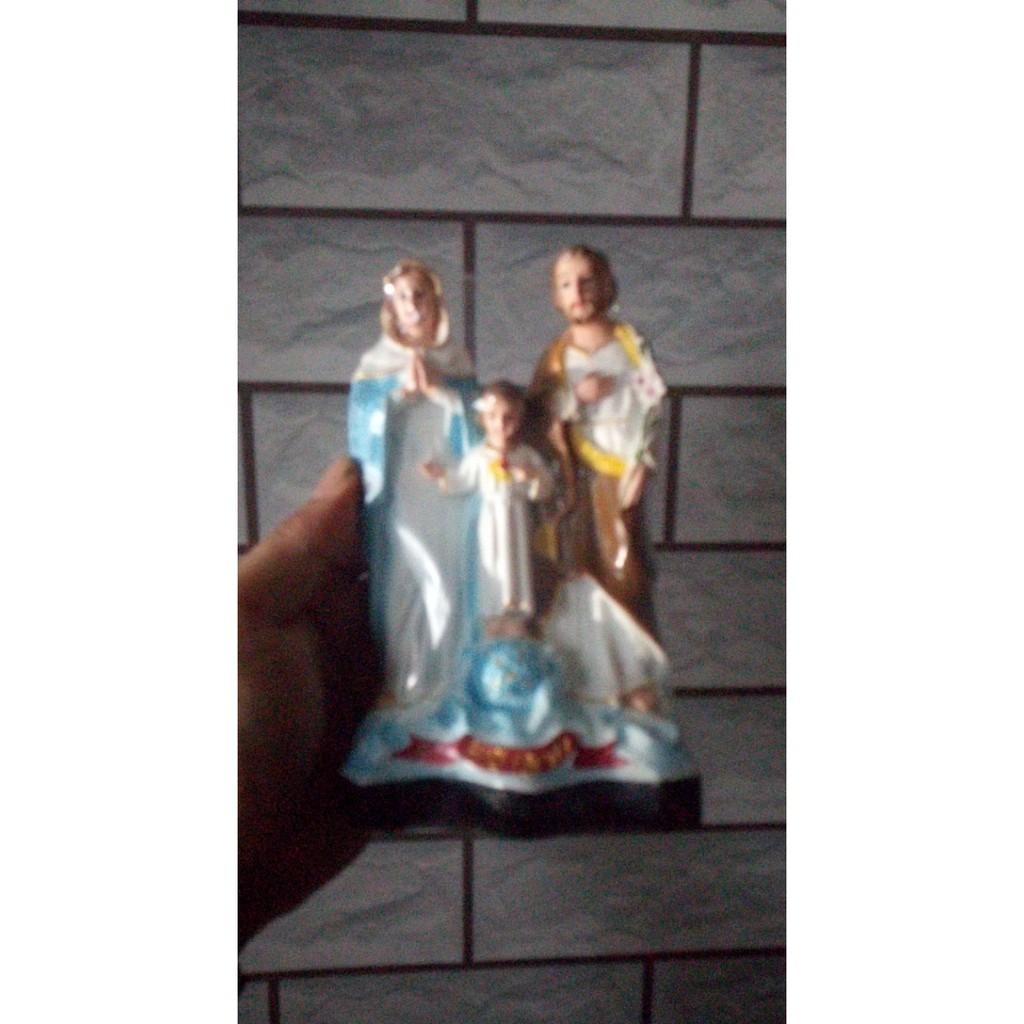 Tượng gia đình thánh gia 17 cm