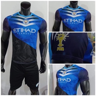 Quần áo bóng đá đội tuyển ManCity mẫu galasy cực đẹp