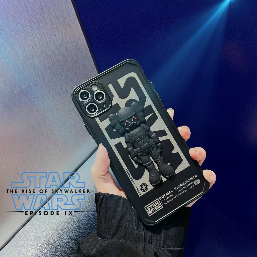 Ốp Điện Thoại IMD Hình KAWS 3D Cho IPhone 13Pro Max IPhone 11 Pro Max XR XS Max X 7 8 Plus 12Pro Max