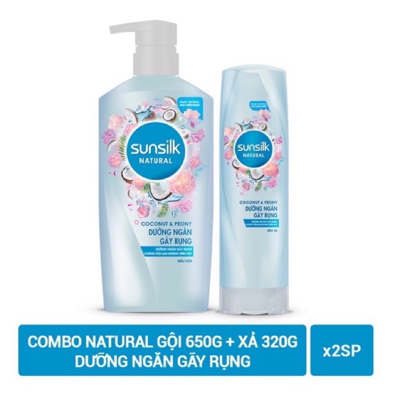Dầu gội Sunsiu thiên nhiên 650g đủ màu
