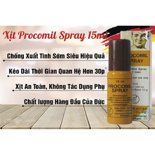 Chai Xịt Procomil Spray Keo Dai Thoi Gian Đức