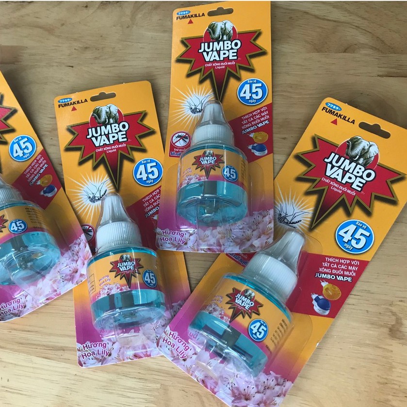 Tinh dầu đuổi muỗi Jumbo Vape công nghệ Nhật Bản