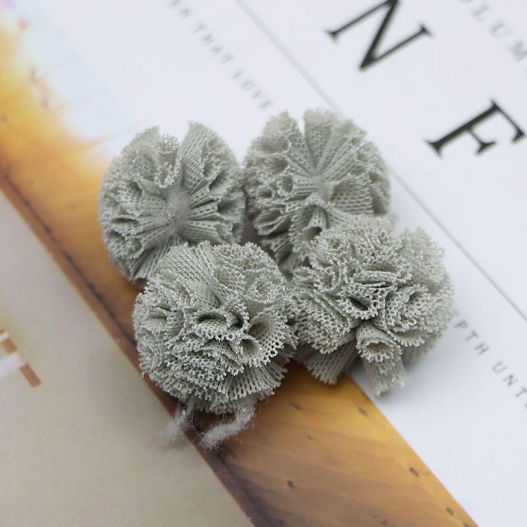 YIYU Phụ Kiện Nơ Lưới Voan Mini 15mm Dùng Làm Đồ Thủ Công