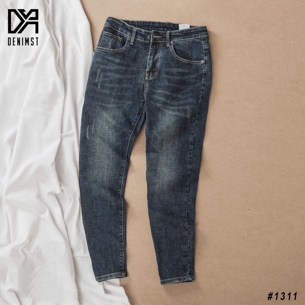Quần Jeans Xanh Đậm Mài DNS 1311