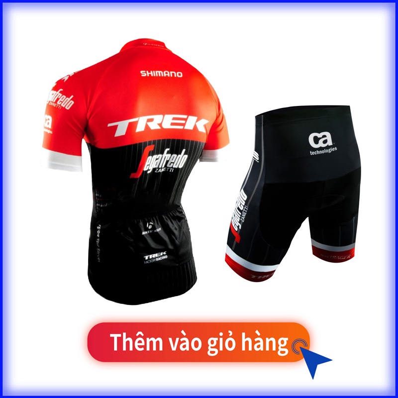 Bộ trang phục mới của đội TREK Đạp xe Đạp xe Jersey Bộ quần áo trang phục dành cho nam Nhanh khô Áo sơ mi ngắn tay ngắn quần áo