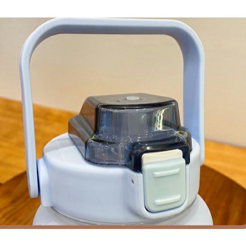 Bình nước cá nhân 2L tone màu pastel cực xinh, nhựa an toàn