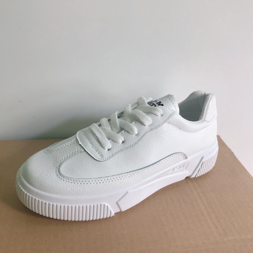 Giày thể thao, giày sneaker nữ Mẫu 30 - Giày sneaker nữ Da tổng hợp dày hàng chuẩn đẹp Mẫu 30