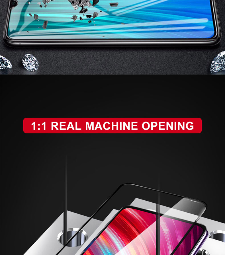 Kính Cường Lực Toàn Màn Hình Cho Xiaomi Redmi 9i 9c Nfc 9a 9 Prime Poco X3 M3 M2 Pro Note 9 Pro Max 9s Mi Note 10 Lite