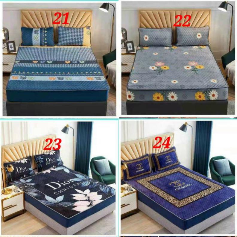 Ga gối nỉ nhung bọc chun thương hiệu