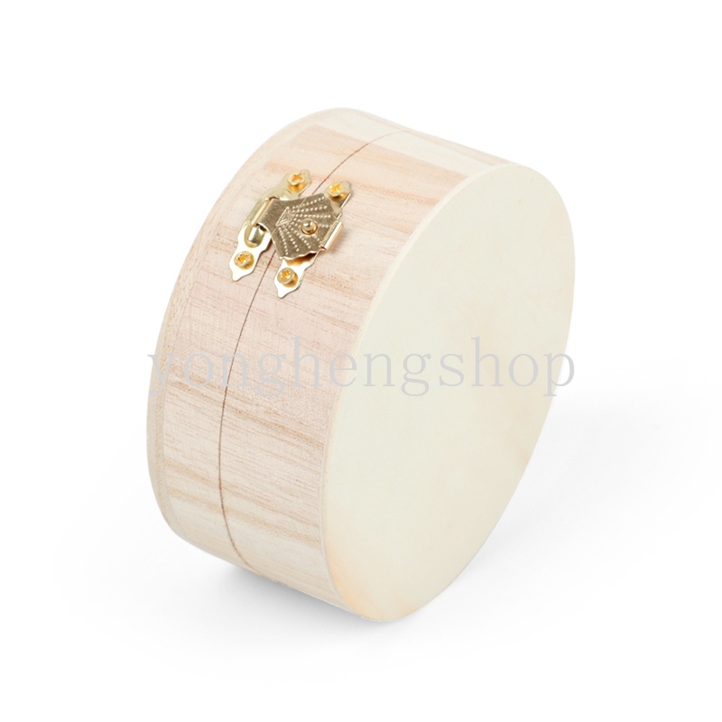Hộp Đựng Trang Sức Hình Tròn Bằng Gỗ Độc Đáo DIY