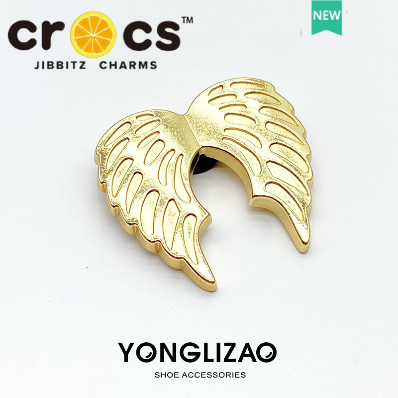 Crocs Phụ Kiện Trang Trí Trên Cùng Bằng Kim Loại Thời Trang 2022