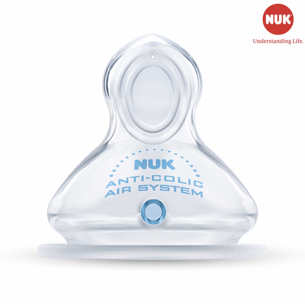 (Chính hãng) Bộ 2 núm ti cho bình sữa NUK Premium Choice+ Silicone