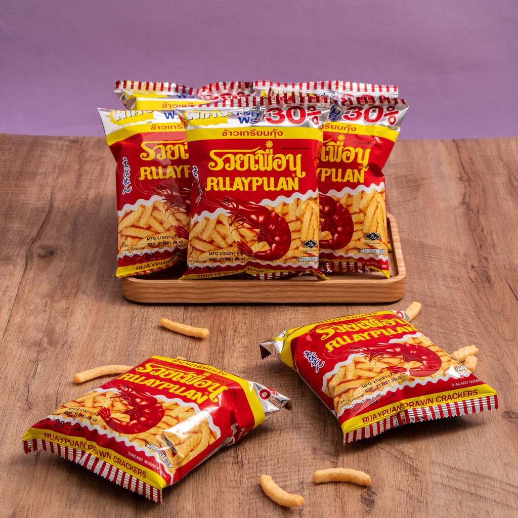 [Có bán lốc] Snack Tôm Thái RUAYPUAN