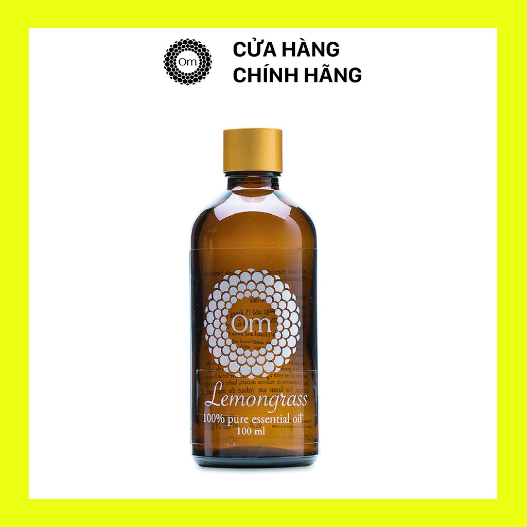 Tinh dầu Sả chanh Lemongrass 100% thiên nhiên 100ml - Om Fountain