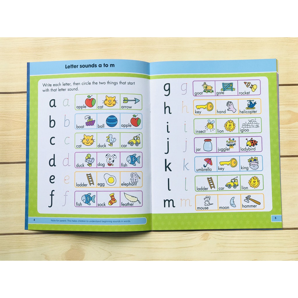 Sách - Gold Stars Wipe Clean Workbook: Phonics - Học Phát âm Tiếng Anh cho trẻ  - Học Tiếng Anh ( 3 - 5 tuổi )