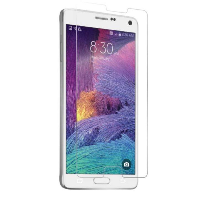 Kính cường lực 2.5D Sam Sung Note 4 trong suốt mài cạnh tặng kèm giấy lau