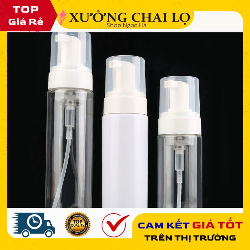 Chai Xịt Tạo Bọt ❤ GIÁ RẺ NHẤT ❤ Chai xịt giọt tạo bọt 30ml,50ml,100ml,150ml đựng sữa rửa mặt, sữa tắm .