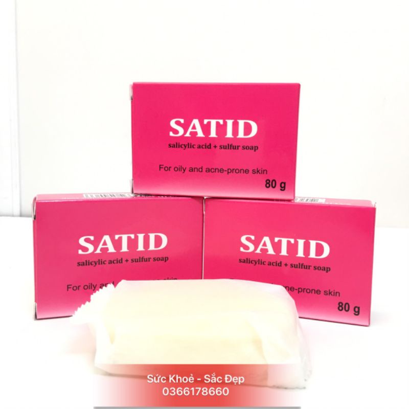 Bánh xà phòng tắm SATID SOAP 80g