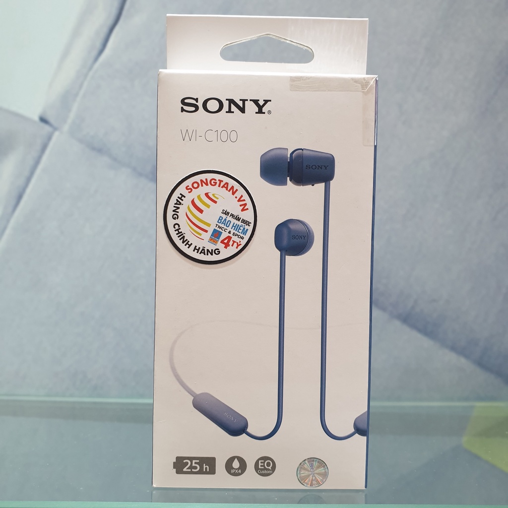 Tai nghe Bluetooth Sony WI-C100 bảo hành chính hãng