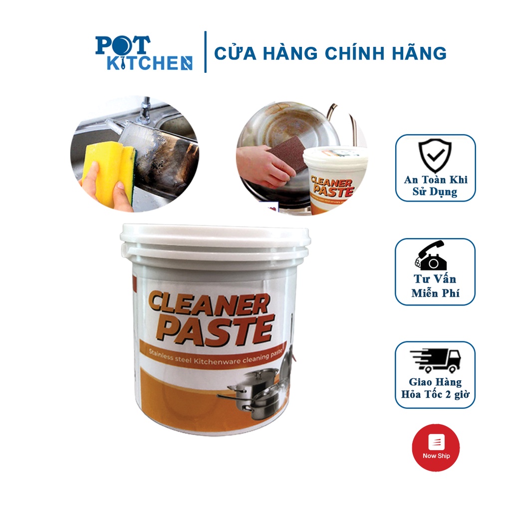 Kem tẩy rửa xong nồi CLEANER PASTE X2000 đa năng , bột tẩy rửa dụng cụ nhà bếp đánh sạch mọi vết bẩn POT KITCHEN