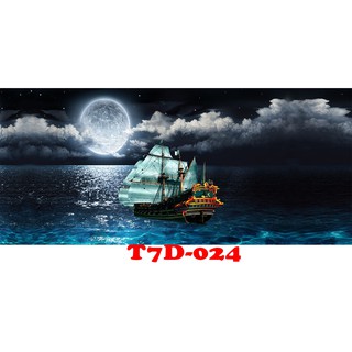 Tranh 3d bể cá mã t7d-024 kt