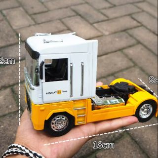 Xe tải mô hình đầu kéo Trailer hợp kim 1/32