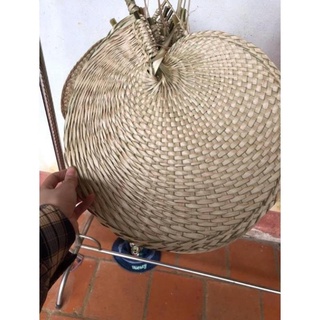 Tre tự nhiên- Quạt lá cọ- quạt cầm tay đan bằng lá cọ - Mây tre -Mây tre đan việt