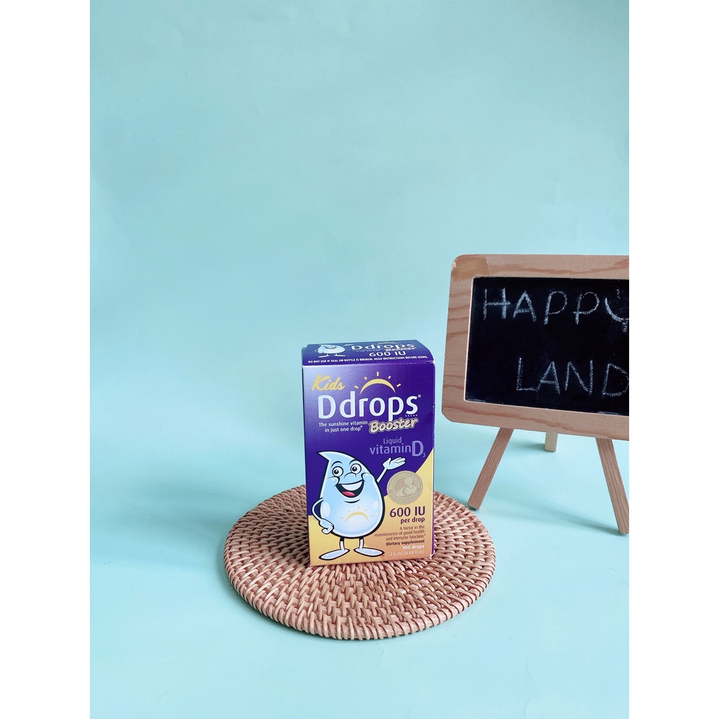[ DATE MỚI ] VITAMIN D3 DDROPS BOOSTER CHO BÉ TRÊN 1 TUỔI