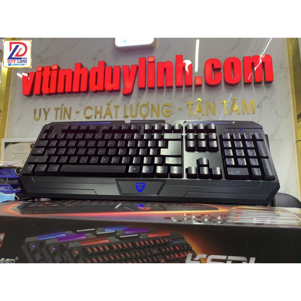 BÀN PHÍM GIẢ CƠ MOTOSPEED K60L LED GAMING (ĐEN)