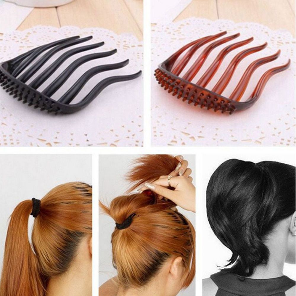 ERICH 1pc Comb Tips Volume Inserts Ponytail Hair Clip New Durable Practical Hot Sale Bumpits Bouffant/Multicolor