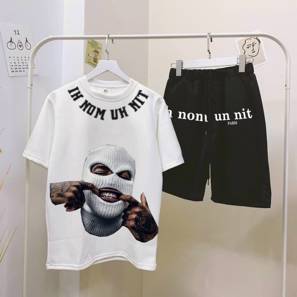 Bộ Thể Thao Nam Nữ Chất Thun Lạnh Mềm Mịn, Không Ra Màu In Chuyển Nhiệt (mặtngười)