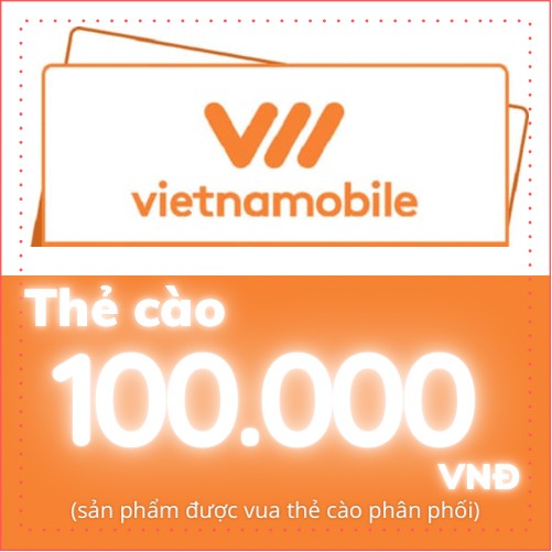 thẻ cào vietnammobile 100k