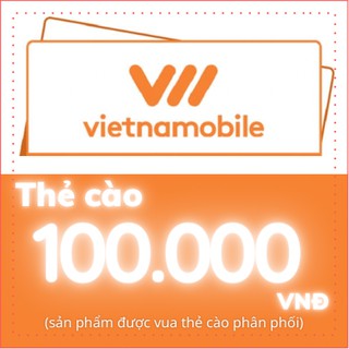thẻ cào vietnammobile 100k