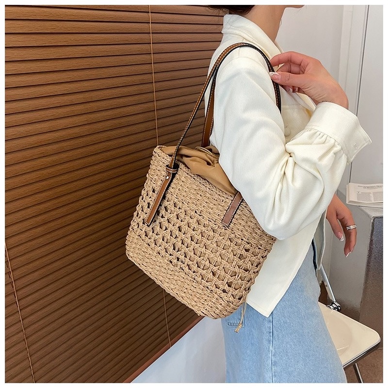 Túi Rơm Đeo Vai Cỡ Lớn NB00245