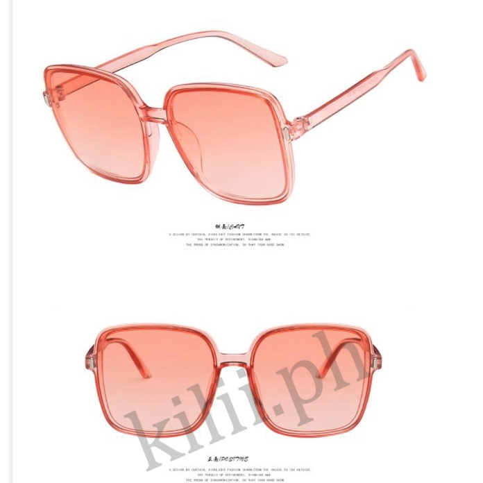 Kilii Kính Mát Gọng Vuông Tròn Chống Tia uv Thời Trang Đường Phố